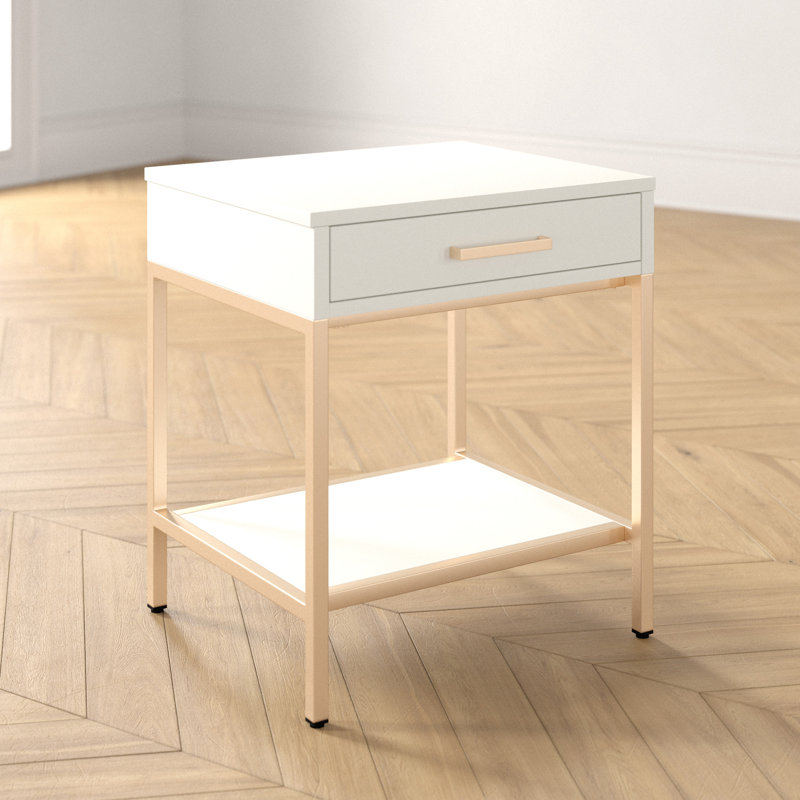 Elica End Table with Storage