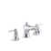 Bancroft Bath Faucet Trim for Deck-Mount Valve with Diverter Spout and Lever Handles, Valve Not Included