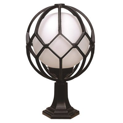 Tête de lanterne câblée 1 lumière H 55 cm Aarjan