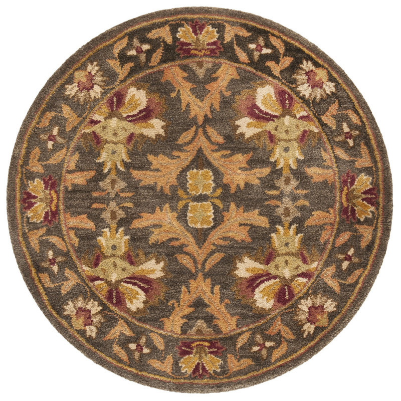 Dunbar Hand Tufted Wool Oriental Rug, Round 3'6"