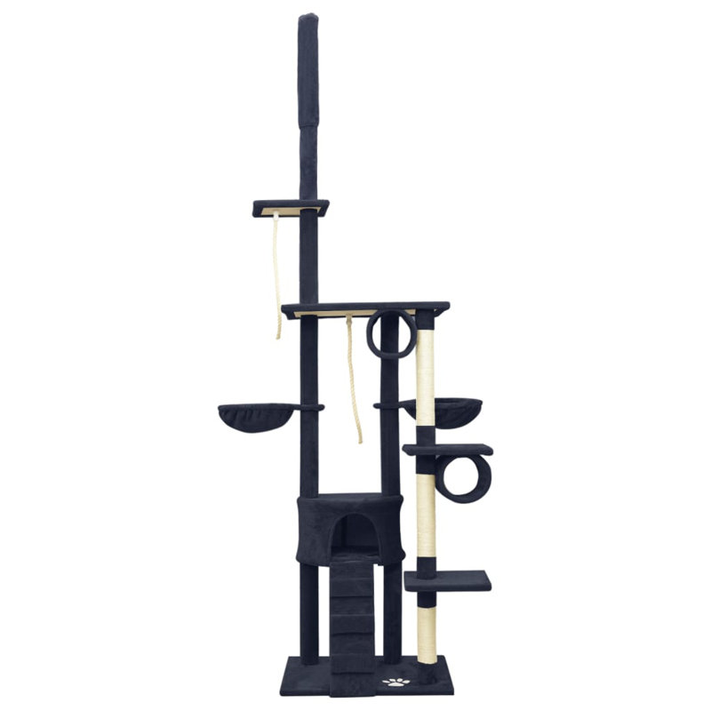 Velez 240cm H Cat Tree, Navy Blue