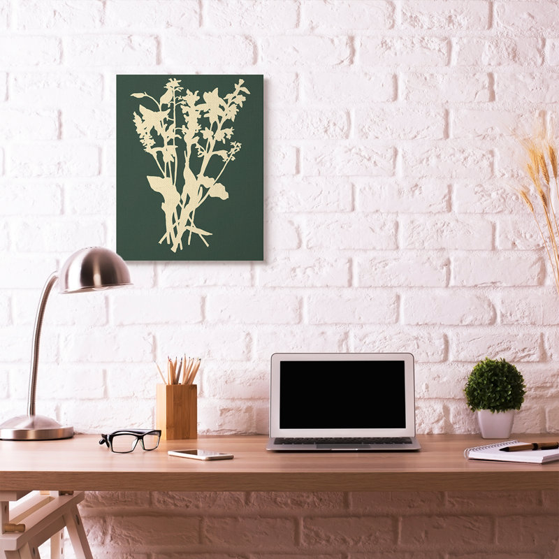 « silhouette de style jaune vert » par le samedi soir, reproduction d’impression, Toile tendue, H 30 po x l 24 po x P 1,5 po