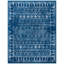 Tapis bleu marine / gris Shally-1493368649