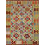 South Western Kilim Reversible Wool Rug 3x4