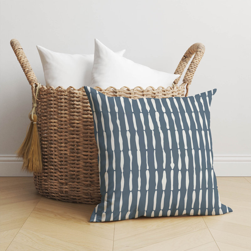 Coussin Chuck, Bleu, H 18 po x l 18 po