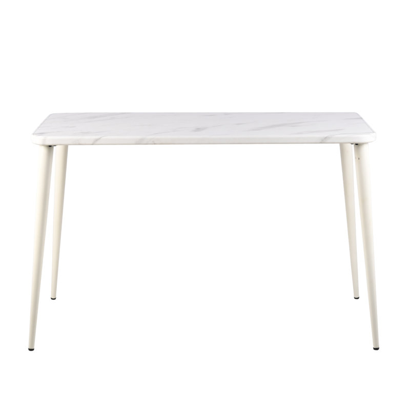 Indara Rectangular Metal Outdoor Dining Table , 47.2'' in. W 23.6'' in. D