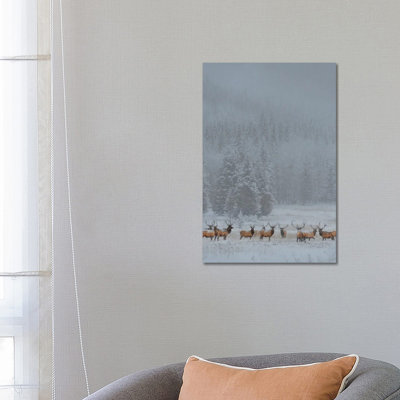Standing In Storm by Yun Wang - Wrapped Canvas Gallery-Wrapped Canvas Giclée