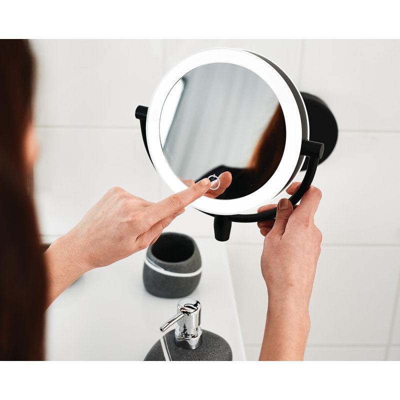 Magnifying Makeup/Shaving Mirror Shaver Socket