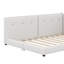 Lit plateforme tapissier avec ports USB-604003750-604003751