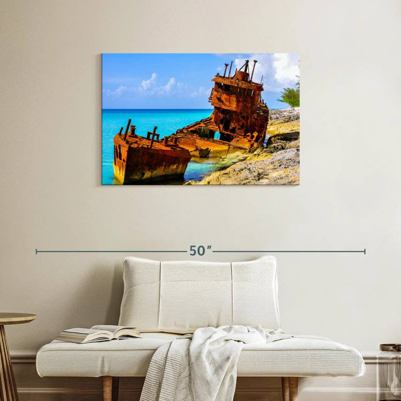 Mehar Bimini Shipwreck, 24" H x 36" W