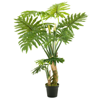 Kunstpflanze Emerald Philodendron im Topf 130 cm