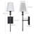 Dimmable Indoor Wall Sconces Iron Wallchiere Vanity Lighting Fixtures(Set of 2)-347976760