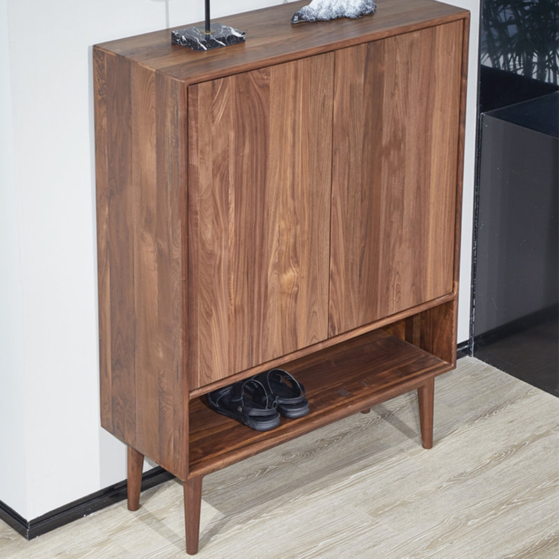 Armoire à chaussures en bois massif