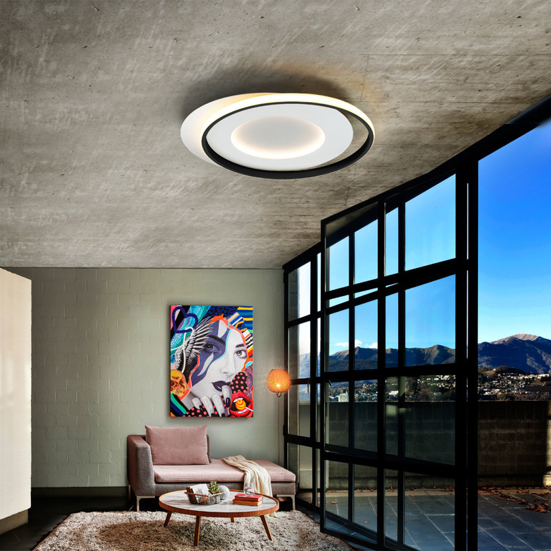 LIMBOS LED Flush Mount, Black