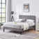 Auxter Upholstered Platform Bed Frame with Adjustable Headboard No Box Spring Needed