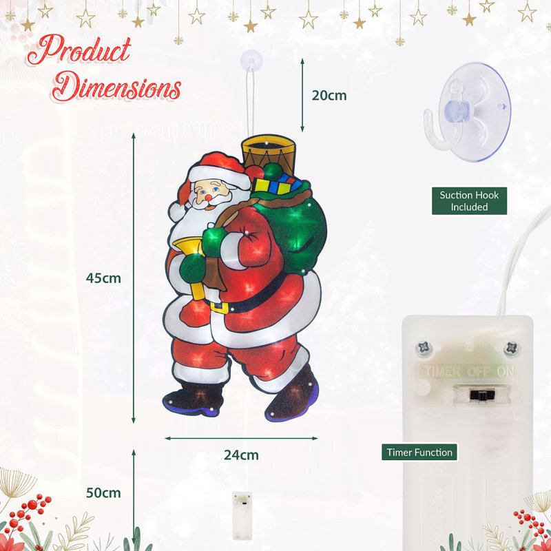 LED Lighted Window Décor