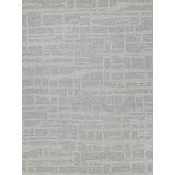 Exquisite Rugs Park City Handmade Hand-Tufted New Zealand Wool On Canvas Light Gray/Ivory Area Rug