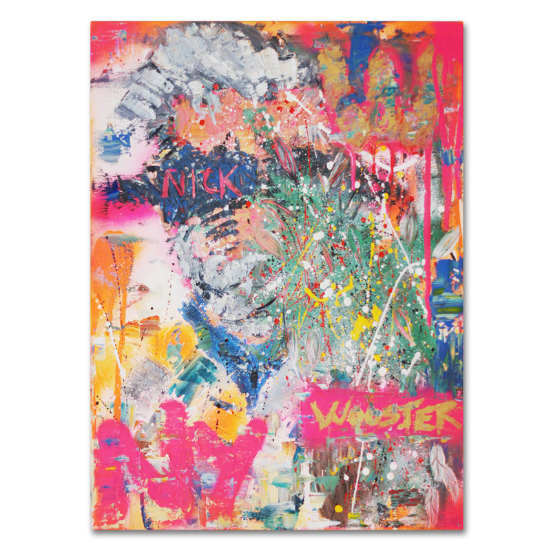 Jianglin 'Mr. Wooster' Print on Wrapped Canvas, 47" H x 35" W