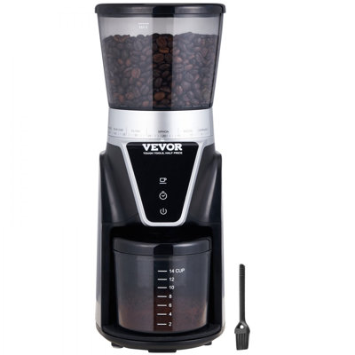 Conical Burr Grinder, Electric Adjustable Burr Mill with 51 Precise Grind Setting, 9.7-Ounce 13 Cups Coffee Bean Grinder, Perfect for Drip, Mocha, Hand Brew, French Press, Espresso