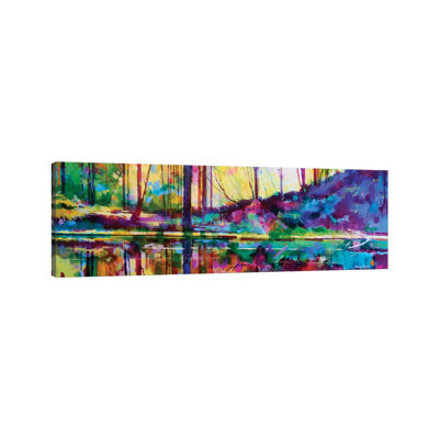 Serenity At Meadowcliff by Doug Eaton - Panoramic Painting on Canvas