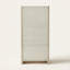 Armoire-penderie en bois massif avec 2 portes et tiroirs Takyson - H 74,78 po-131496739