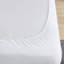 Protège-matelas matelassé en coton percale