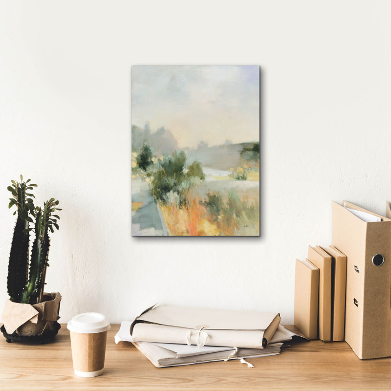 "Epic Graffiti" Le long du chemin "par Julia Purinton, art mural sur toile, H 16 po x l 12 po x P 0,75 po