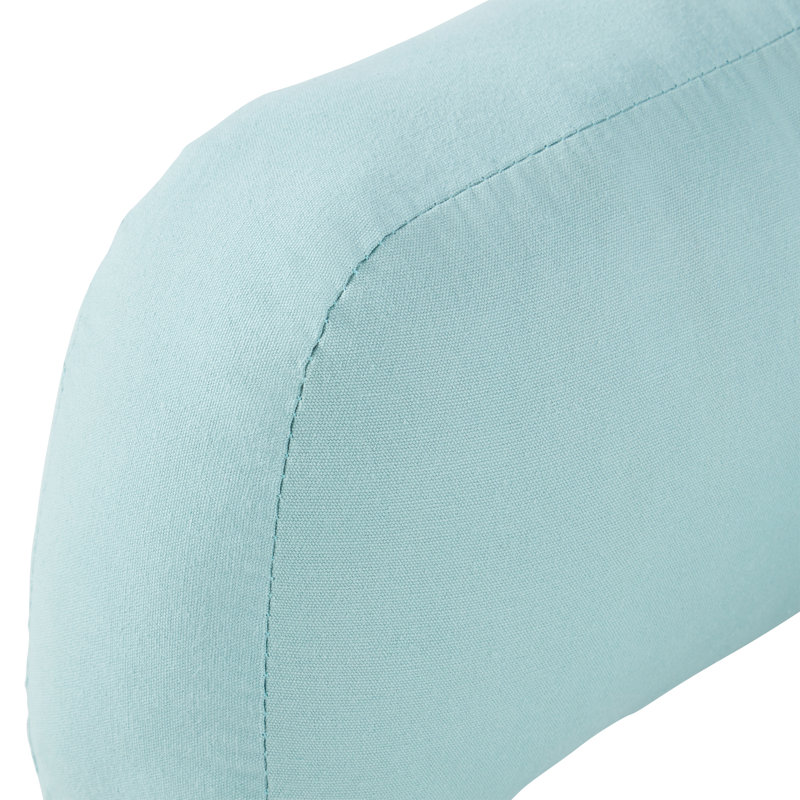Coussin en coton Hyatt, Turquoise
