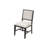 Nanett Two Wood Modern Kitchen Table Chairs, Dining Seats, Black