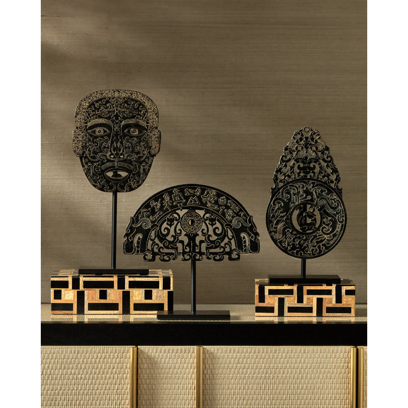 Aarna Cream Box Set Of 2,  Black