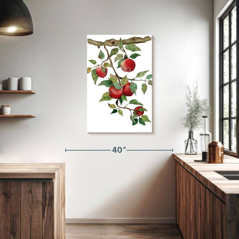 Yarlin Ripe Red Apples, 36" H x 24" W