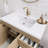 Spring 36'' Single Bathroom Vanity with Acrylic Top