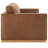  Bobbi 87'' Genuine Leather Upholstered Sofa-135961619