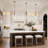 Adjustable Brass Water Glass Pendant Light, Single Hanging Fixture