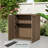 Storage Cabinet with Doors and Shelves, 60 Gallon Indoor & Outdoor Deck Box-114022370