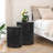 Hollow-Carved Round Metal End Tables Set-1781363595