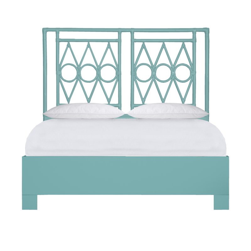 Michelle Standard Bed, Queen, Turquoise