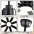 52" 8-ABS Blades Smart Big Ceiling Fan With Led Light And Dimmable, Remote/App/Voice Control/Reversible Motor-1220249252