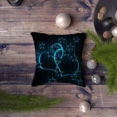 Decorative Cushion Cover, 50% Polyester / 50% Cotton, 16.9 x 16.9 Inches | Digital Print Design, Machine Washable at 86°F | Perfect for Home Decor, Living Room, and Bedroom Accent, Soft and Durable Fabric