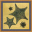 Gold Leaf Starfish 1 Print