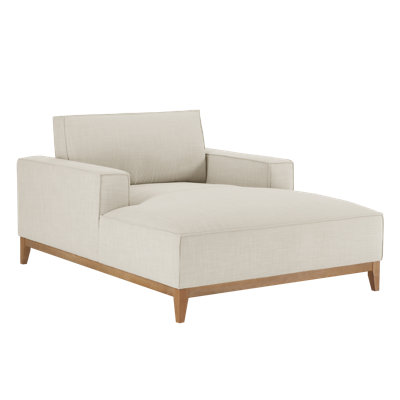 Nicky 53" Upholstered Chaise Lounge