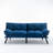 Navy Blue Convertible Folding Modern Sofa Bed