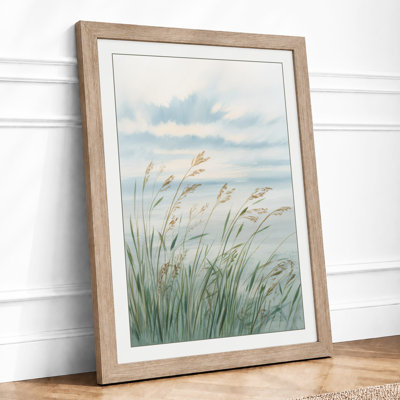 Windswept Grasses Botanical - Framed Print