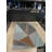 Multi-Colored Mixed Geometric Triangle Shape Patterned Creative Modern Decorative Rug-1778714368