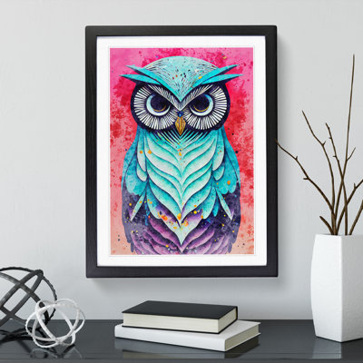 Owl - Single Picture Frame Painting