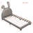 Upholstered PU Leather Platform Bed-613660209-666829895