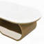 Table basse ovale de luxe, table basse 47,24 po avec tiroir de rangement Luxury-129021360