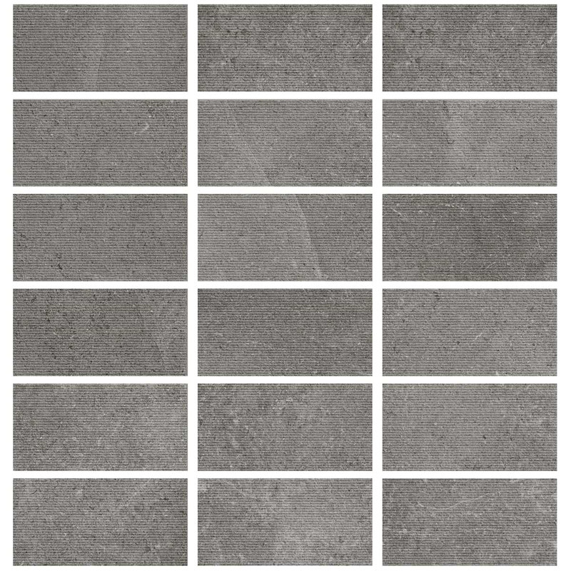 New Rock 12x24 Matte Porcelain Tile, Fossil Dark Gray