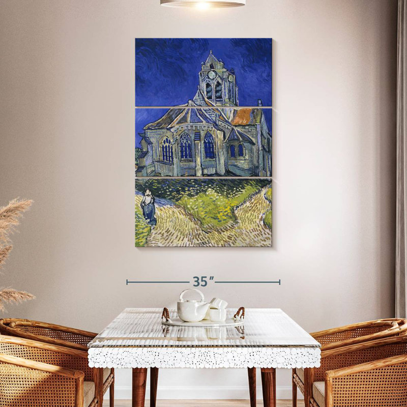 Adella, Église d'Auvers sur Oise, H 50 po x l 32 po