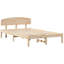 Vidaxl Bed Frame With Headboard Solid Pine Wood-113971115-113971109